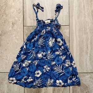 Disney Blue and White Mickey & Floral Sundress